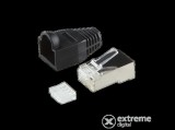 LogiLink RJ45 csatlakozódugasz, árnyékolt Cat6 fekete 100db