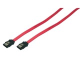 LogiLink S-ATA Kábel, 2x apa, piros, 0,9m