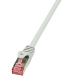 LogiLink S/FTP PIMF patch kábel CAT6 3m szürke  (CQ2062S) (CQ2062S) - UTP