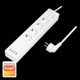LogiLink SH0104 230V WiFi Smart elosztó 4 aljzatos 1.8m - Fehér (SH0104)