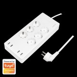 LogiLink SH0105 230V WiFi Smart elosztó 6 aljzatos 1.8m - Fehér (SH0105)