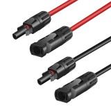 Logilink Szolár hosszabbító kábelkészlet, MC4/M - MC4/F, 6 mm2, CU, 3 m (PHC0102)