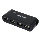 LogiLink UA0085 4 Portos USB HUB fekete (UA0085)