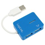 LogiLink UA0136 4 Portos USB HUB kék (UA0136) - USB Elosztó