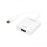 Logilink UA0236A HDMI - USB Type-C (Anya-Apa) Adapter Fehér (UA0236A)