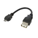 Logilink USB 2.0 micro B apa  és USB 2.0 A anya adapter (AU0030) - Átalakítók