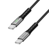 Logilink USB 2.0 Type-C male to male cable 1,5m Black CU0423