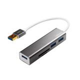 LogiLink USB 3.0, 3-port hub, with card reader