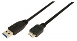 Logilink usb 3.0 csatlakozó kábel a-b micro 2x male 2.00 méter