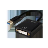 LogiLink USB 3.0 - DVI F Adapterkábel Fekete (UA0232)
