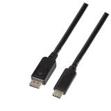 Logilink USB 3.2 Gen 1x1 USB-C  M és Display-port 1.2 közötti kábel, 1,8m