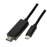 Logilink USB 3.2 Gen 1x1 USB-C M és HDMI 2.0 közötti kábel 1,8m (UA0329) (UA0329)