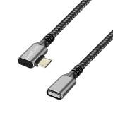 Logilink USB 3.2 Gen2 Type-C cable M/F 1m Black/Grey CUA0111