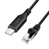 LogiLink USB 3.2 Type-C Ethernet kábel 3m fekete (CU0413) (CU0413)