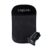 Logilink USB car charger 2x USB ports 10.5W + anti-Slip mat PA0118