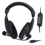 Logilink USB Stereo Headset Black HS0019