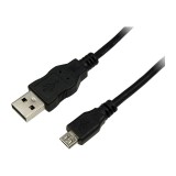 Logilink USB2.0 A - MicroUSB cable 1m Black CU0058