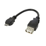 Logilink USB2.0 micro B male to USB2.0-A female AU0030