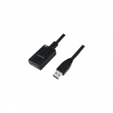 Logilink USB3.0 Repeater cable 5m Black (UA0127)