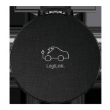 Logilink Védőtáska EV töltőkábelhez, kerek, nylon, fekete (EVB0100) (EVB0100)