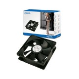 LogiLink Ventilátor 120x120 fekete