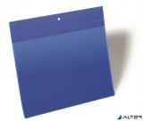 Logisztikai zseb, A4, fekvő, DURABLE "Neodym", mágnessel, sötétkék