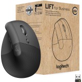 Logitech 910-006494 Lift for Business RF + Bluetooth, 4000 DPI,4 gomb Fekete vezeték nélküli függőleges egér