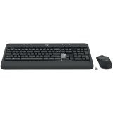 Logitech Advanced MK540 billentyűzet Egér mellékelve Vezeték nélküli RF QWERTZ Cseh Fekete, Fehér (920-008688)