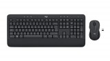 Logitech Advanced MK545 billentyűzet Egér mellékelve Irodai Vezeték nélküli RF QWERTY Nemzetközi amerikai Fekete