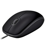 Logitech B110 Silent vezetékes egér, Fekete