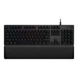 LOGITECH Billentyűzet - G513 Lightsync RGB Mechanikus Gaming Vezetékes (Tactile) GX Brown Carbon, US (920-009330)