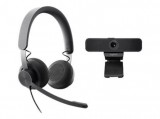 LOGITECH Bundle Zone Wrls headset + Brio 4K cam Pro Personal Video Collab Kit - GRAPHITE - EMEA 991-000345
