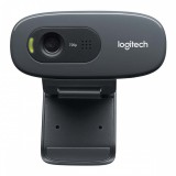 Logitech C270 Webkamera USB 2.0 3 MPixel 720p Fekete