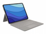 Logitech Combo Touch iPad Pro 12,9" tok QWERTY UK billenytűzettel homok (920-010222)
