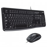 Logitech Desktop MK120 billentyűzet + optikai egér angol (UK) USB (920-002552) (920-002552)