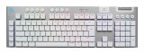 Logitech G G915 X Lightspeed billentyűzet Játék USB + RF Wireless + Bluetooth QWERTY Nemzetközi amerikai Fehér