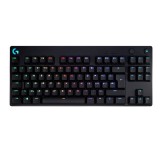 Logitech G Pro Clicky billentyűzet (gravírozott HU, TKL, RGB, fekete)