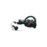 Logitech G29 Driving Force USB Kormány Black + Astro A10 Gaming headset White 991-000486