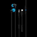 LOGITECH G333 Wired Gaming Earphones - BLACK - 3.5 MM (981-000924)