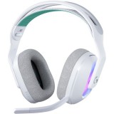 Logitech G522 Lightspeed gaming bluetooth fejhallgató sztereo (mikrofon, USB stick, vezeték nélküli, fehér)