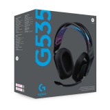Logitech g535 lightspeed vezeték nélküli gaming headset fekete (981-000972)