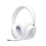 Logitech G735 gamer headset, vezeték nélküli, LIGHTSPEED, RGB, fehér - 981-001083