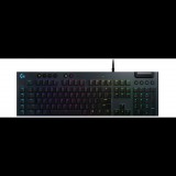 Logitech G815 LIGHTSYNC Amerikai nemzetközi Linear Gamer billentyűzet fekete (920-009008) (920-009008)