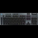 Logitech G915 X LIGHTSPEED Mechanikus Linear Switch Vezetékes + Wireless Billentyűzet DE - Fekete (920-012697)