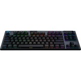 Logitech G915 X LIGHTSPEED TKL Mechanikus Tactile Switch Vezetékes + Wireless Billentyűzet DE - Fekete (920-012716)