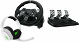 Logitech G920 Driving Force USB Kormány Black +  Astro A10 Headset White 991-000487