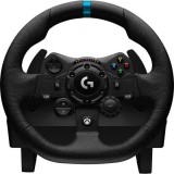Logitech G923, PlayStation 5, PlayStation 4, PC, Trueforce, USB, 3 pedál, Fekete, Kormány szett