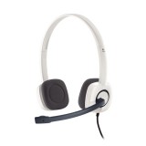 Logitech h150 jack vezetékes cloud white headset 981-000350