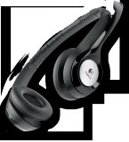 Logitech H390 Stereo Headset Black 981-000406