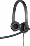 Logitech H570e USB, 31,5 Hz - 20 kHz fekete headset